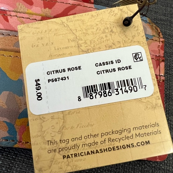 NWT PATRICIA NASH CASSIS ID CARDHOLDER MINI WALLET - Picture 11 of 12